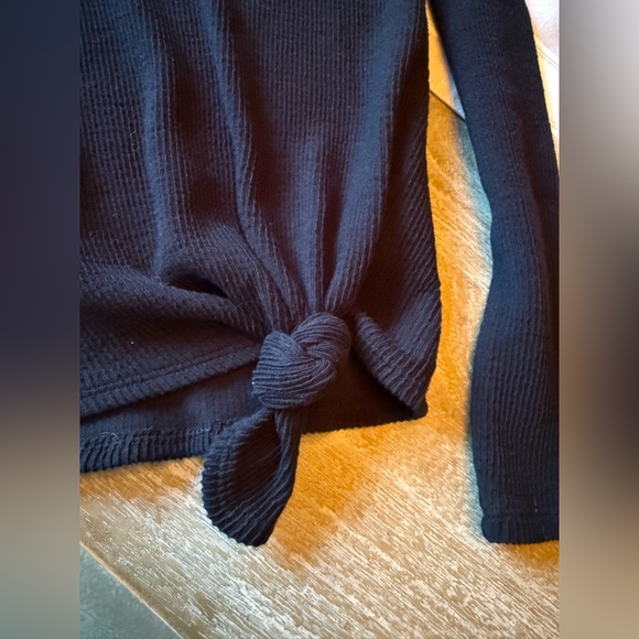 Madewell Elwood Knot Top, Long Sleeve, XXS, NWT - Picture 5 of 7